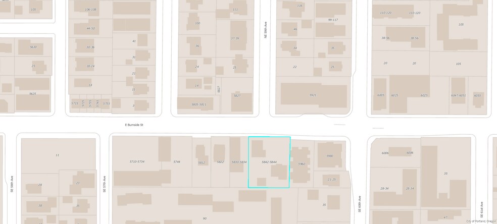 5844 E Burnside St, Portland, OR à vendre - Photo du bâtiment - Image 2 de 7