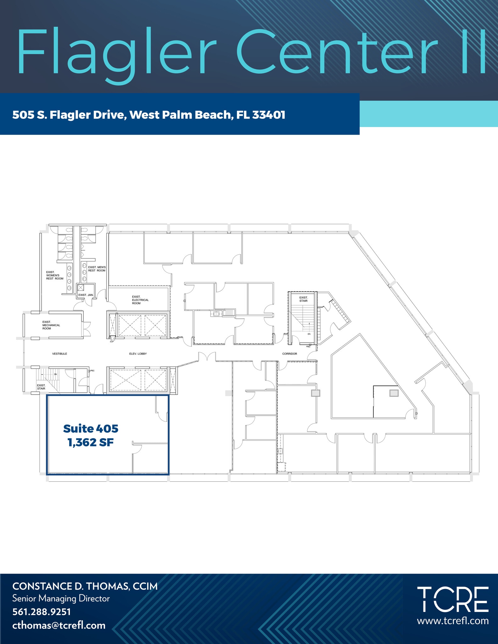 505 S Flagler Dr, West Palm Beach, FL for lease Site Plan- Image 1 of 1