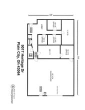 9017-9019 Heritage Dr, Plain City, OH for lease Site Plan- Image 1 of 2