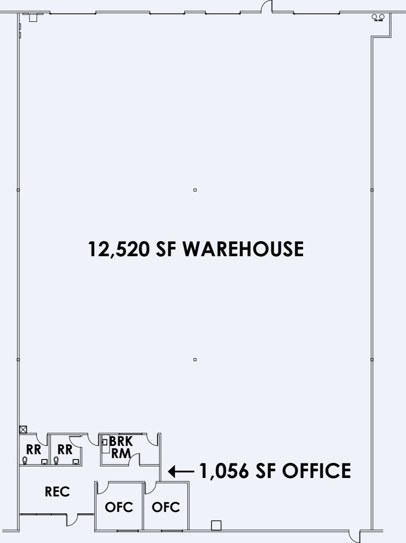 405 N 75th Ave, Phoenix, AZ for lease Floor Plan- Image 1 of 1