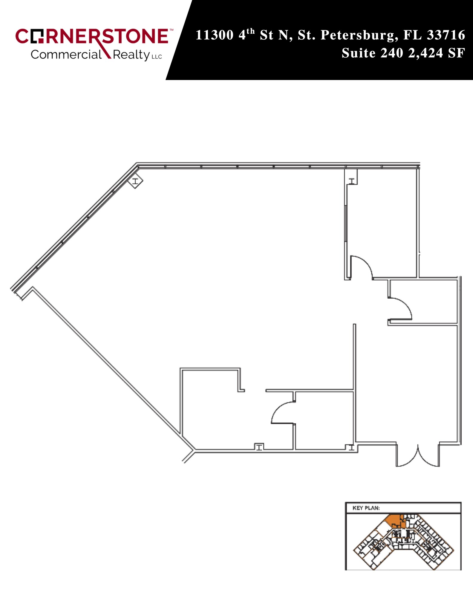 11300 4th St N, Saint Petersburg, FL à louer Plan d’étage- Image 1 de 1