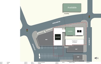 3340 Highland Rd, Baton Rouge, LA à louer Plan de site- Image 1 de 1