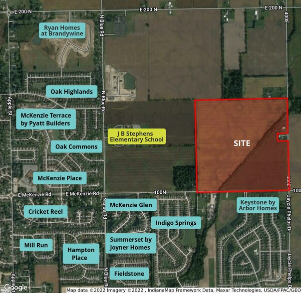 N. 400 E., Greenfield, IN à vendre - Aérien - Image 3 de 3