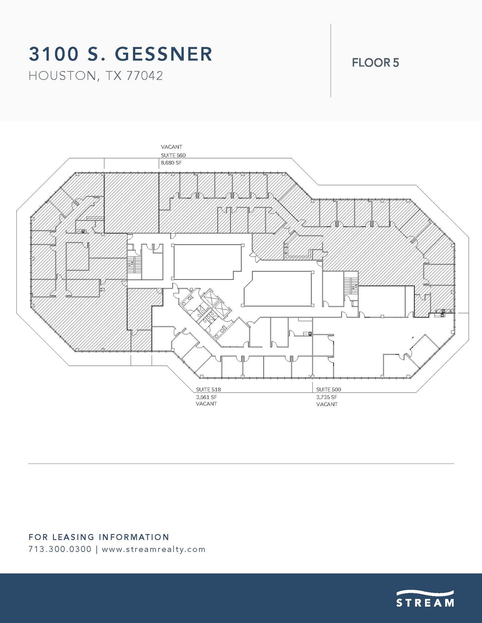 3100 S Gessner Rd, Houston, TX à vendre Plan d’étage- Image 1 de 1