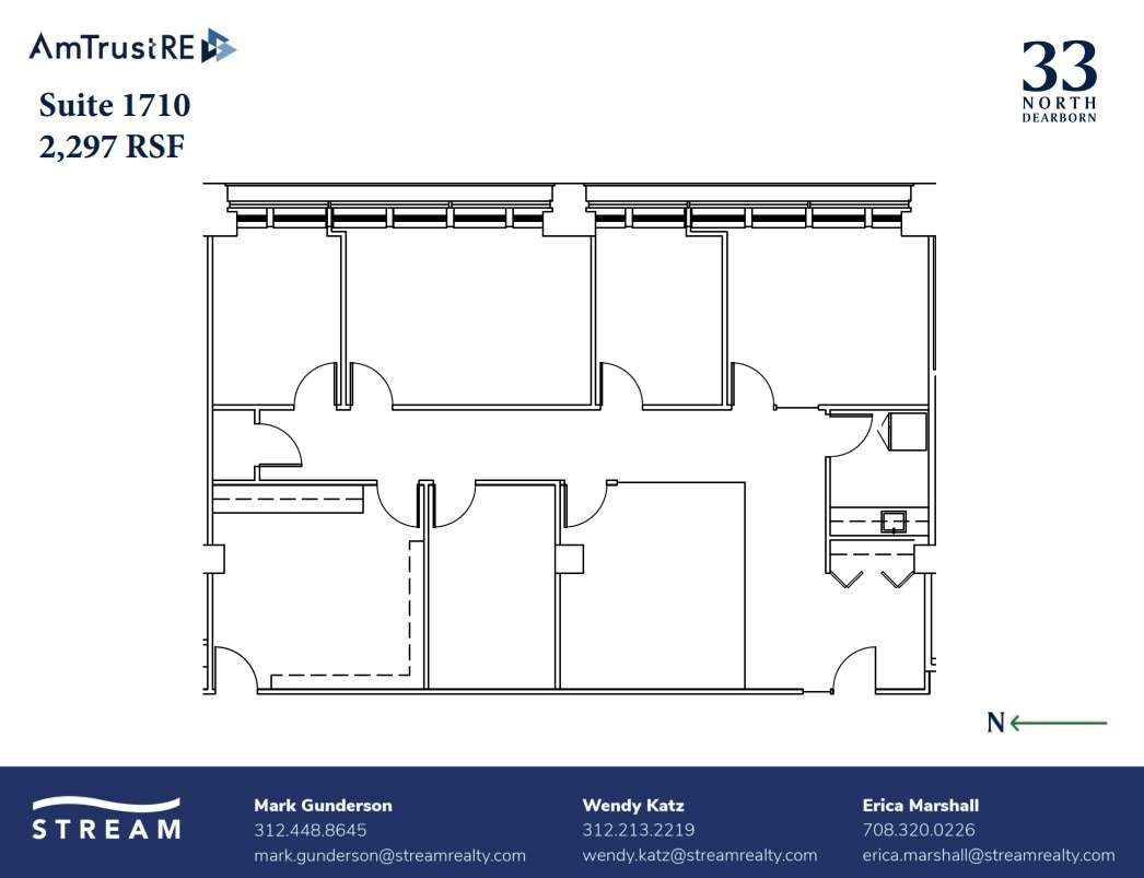 33 N Dearborn St, Chicago, IL à louer Plan d’étage- Image 1 de 1