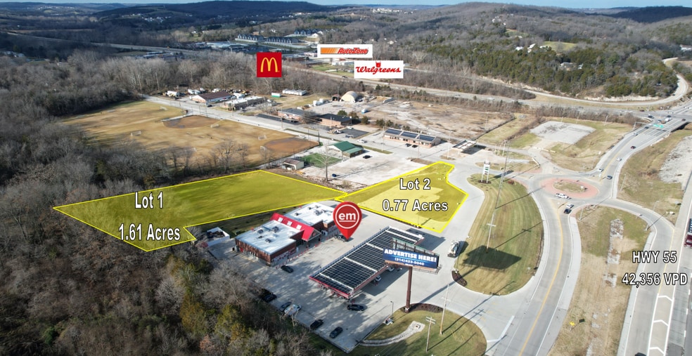 6911 Metropolitan Blvd, Barnhart, MO à vendre - Aérien - Image 2 de 3
