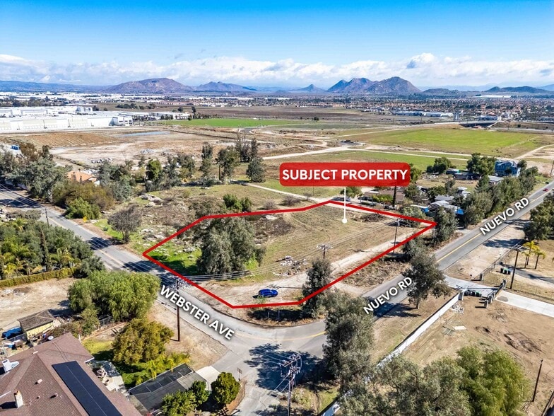 NE Corner of Nuevo Rd. and Webster Ave, Perris, CA for sale - Building Photo - Image 3 of 6