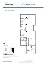 77 City Centre Dr, Mississauga, ON for lease Floor Plan- Image 1 of 1