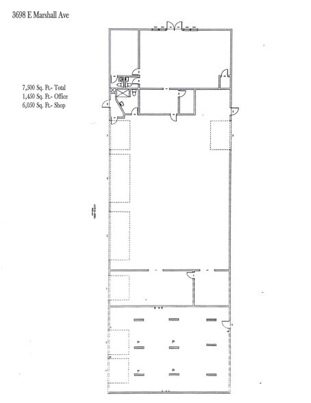 3698 E Marshall Ave, Longview, TX for lease - Floor Plan - Image 2 of 44