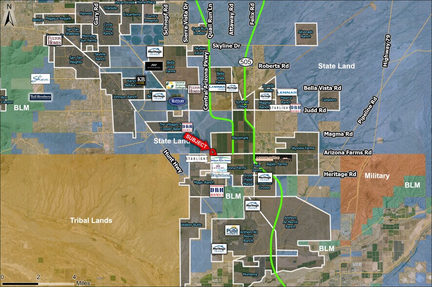 Arizona Farms Rd & Quail Run Rd, Florence, AZ à vendre - Photo du bâtiment - Image 3 de 3