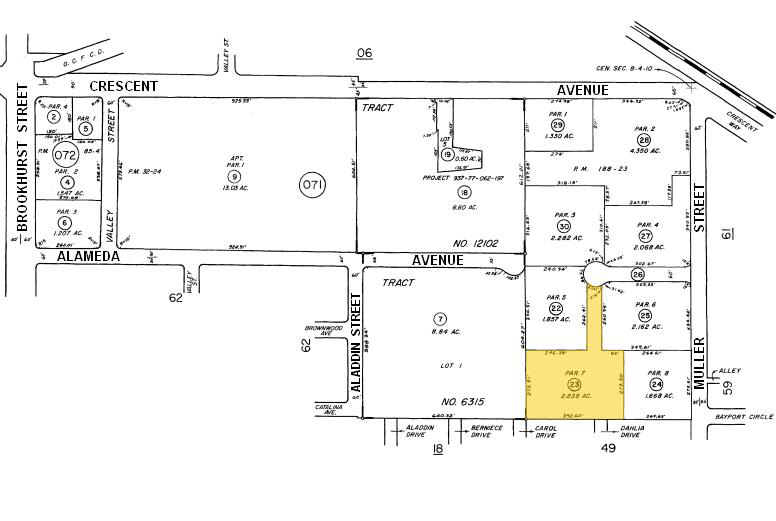 1940-1964 W Corporate Way, Anaheim, CA for sale - Plat Map - Image 1 of 1