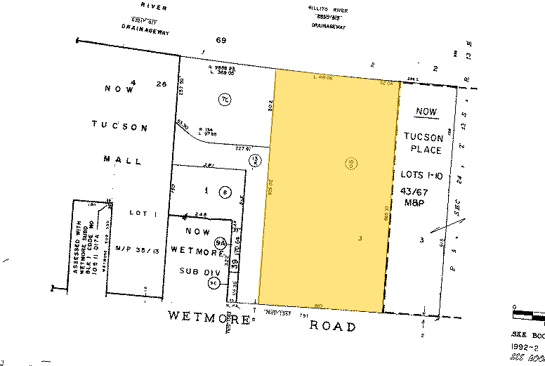 333 E Wetmore Rd, Tucson, AZ à louer - Plan cadastral - Image 2 de 6