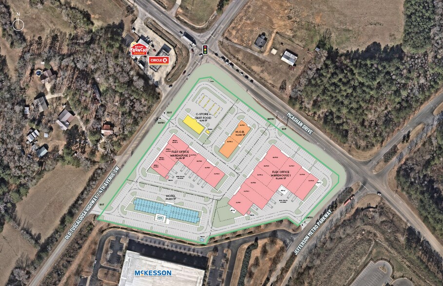 6701 Jefferson Metro Parkway, Mc Calla, AL à louer - Aérien - Image 2 de 2