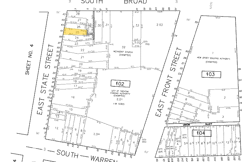 41 E State St, Trenton, NJ for sale - Plat Map - Image 3 of 3