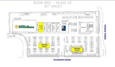 211 N Telegraph Rd, Monroe, MI for lease Floor Plan- Image 1 of 1