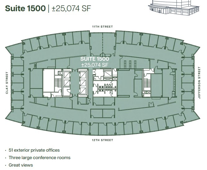 555 12th St, Oakland, CA for lease Floor Plan- Image 1 of 1