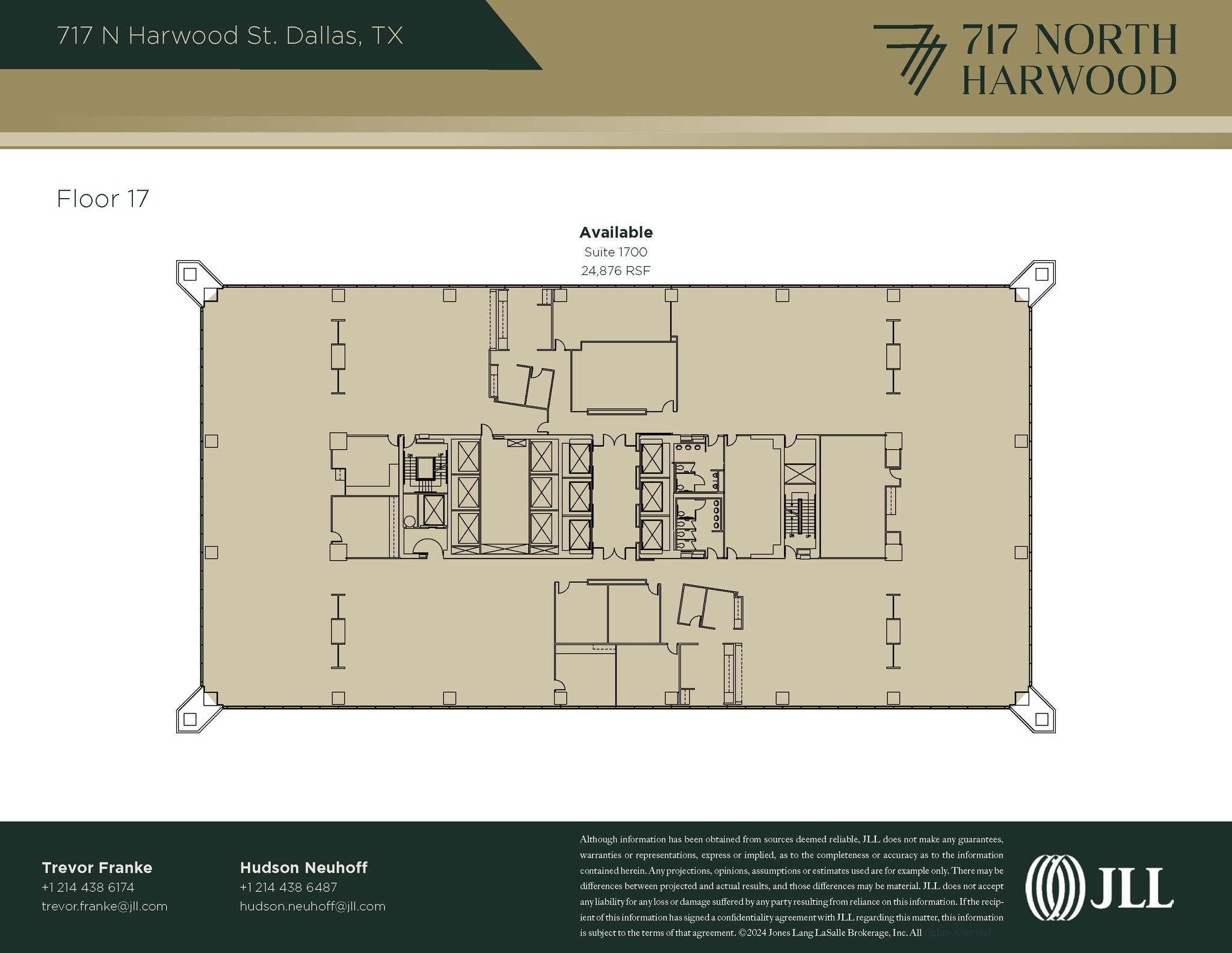717 N Harwood St, Dallas, TX for lease Floor Plan- Image 1 of 1