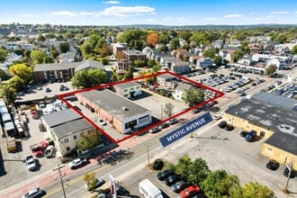 67-81 Mystic Ave, Medford, MA - AÉRIEN Vue de la carte - Image1