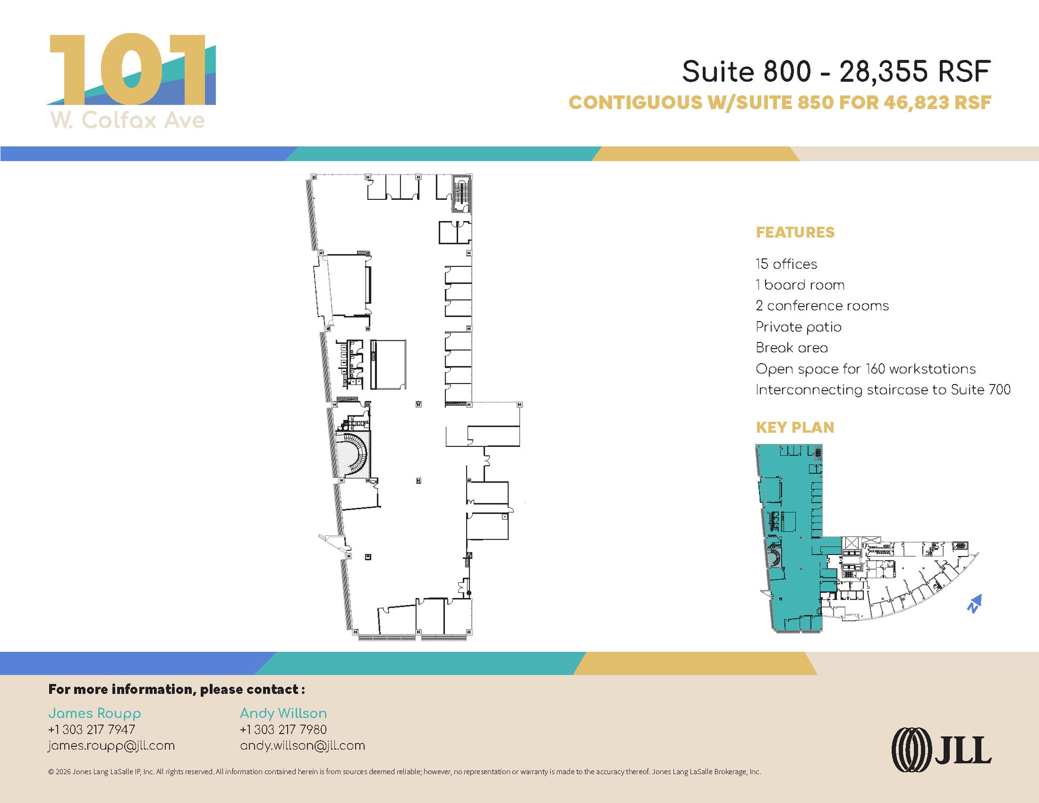 101 W Colfax Ave, Denver, CO for lease Floor Plan- Image 1 of 1