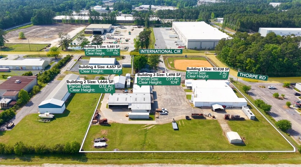 5 Warehouse Portfolio | Summerville SC portefeuille de 5 propriétés à vendre sur LoopNet.ca - Photo du bâtiment - Image 3 de 28