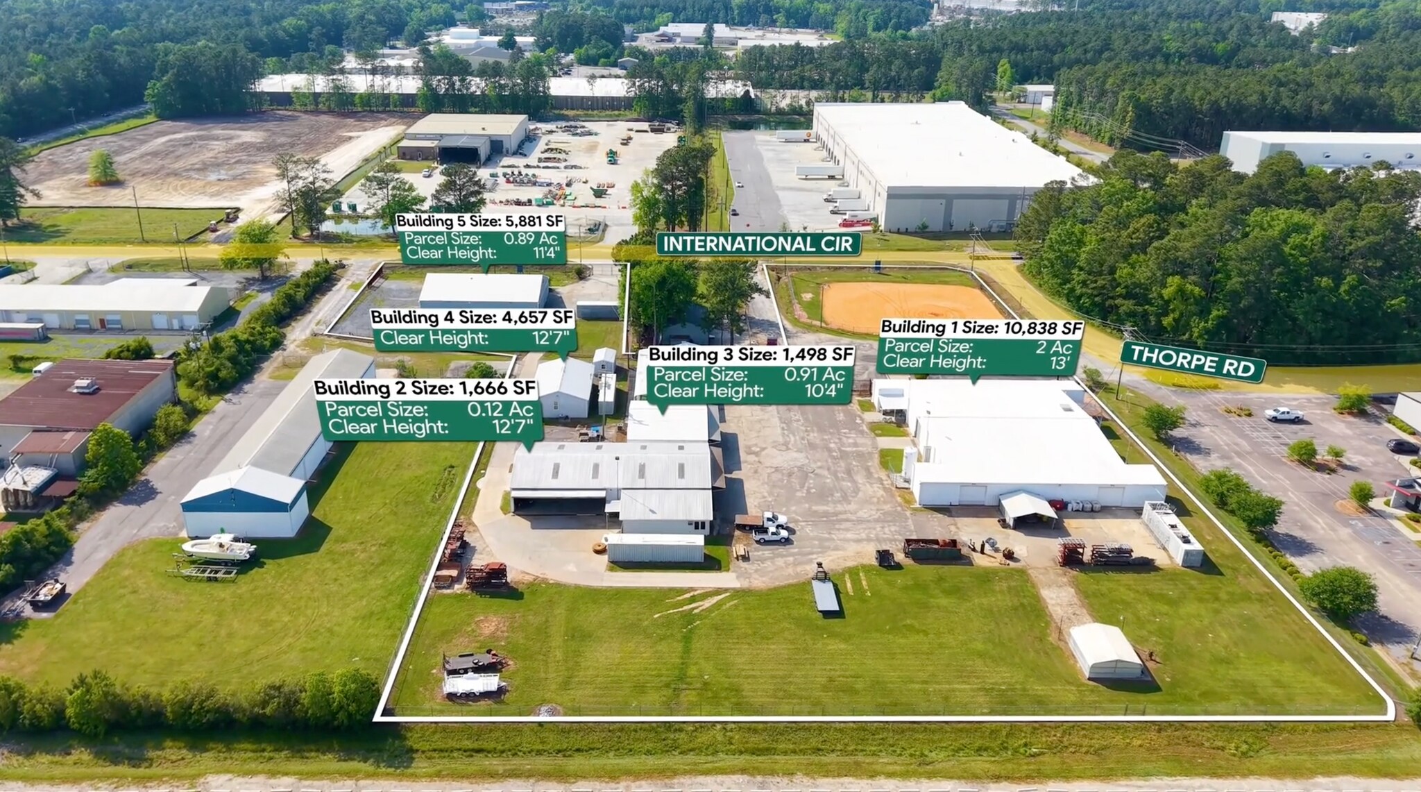 5 Warehouse Portfolio | Summerville SC portefeuille de 5 propriétés à vendre sur LoopNet.ca Photo principale- Image 1 de 28