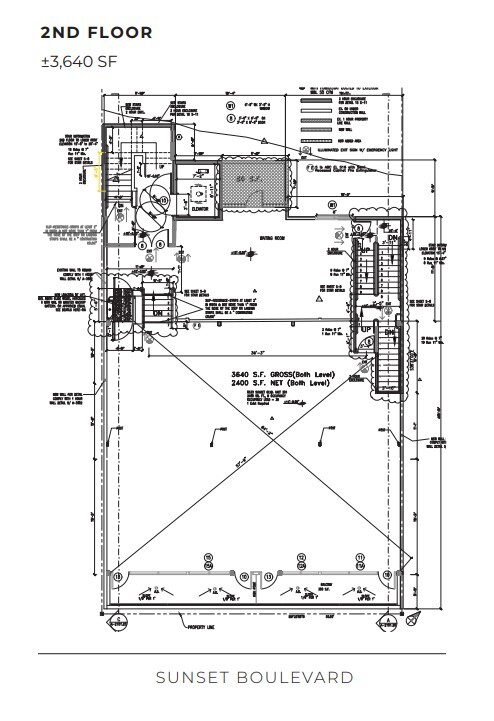 8533 W Sunset Blvd, West Hollywood, CA for sale Floor Plan- Image 1 of 6