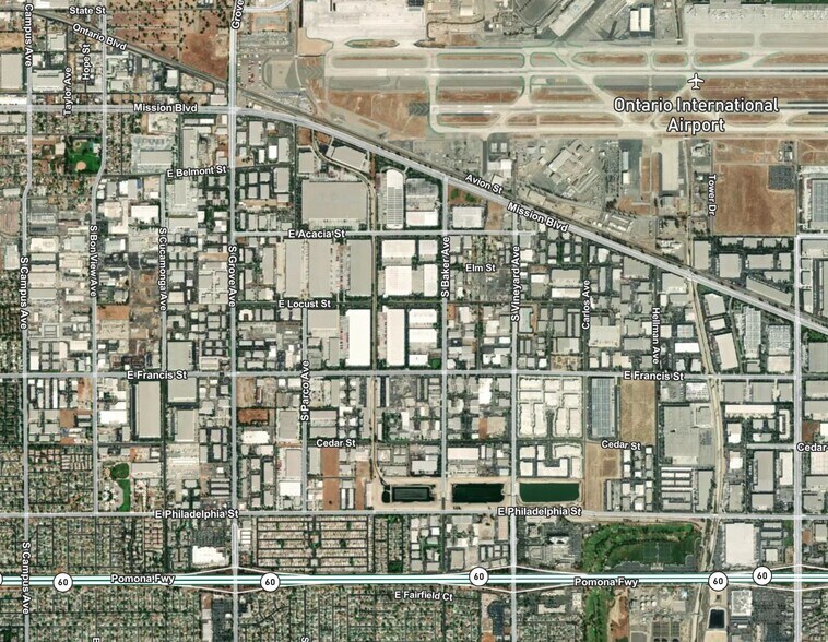 1739 S Grove Ave, Ontario, CA for lease - Aerial - Image 2 of 4