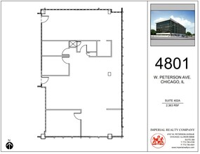 4801 W Peterson Ave, Chicago, IL à louer Plan d  tage- Image 1 de 6