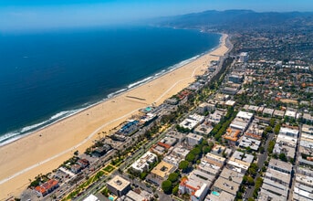 901 Ocean Ave, Santa Monica, CA - AERIAL  map view - Image1
