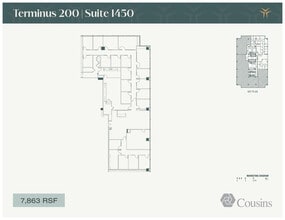 3280 Peachtree Rd, Atlanta, GA à louer Plan d’étage- Image 1 de 1