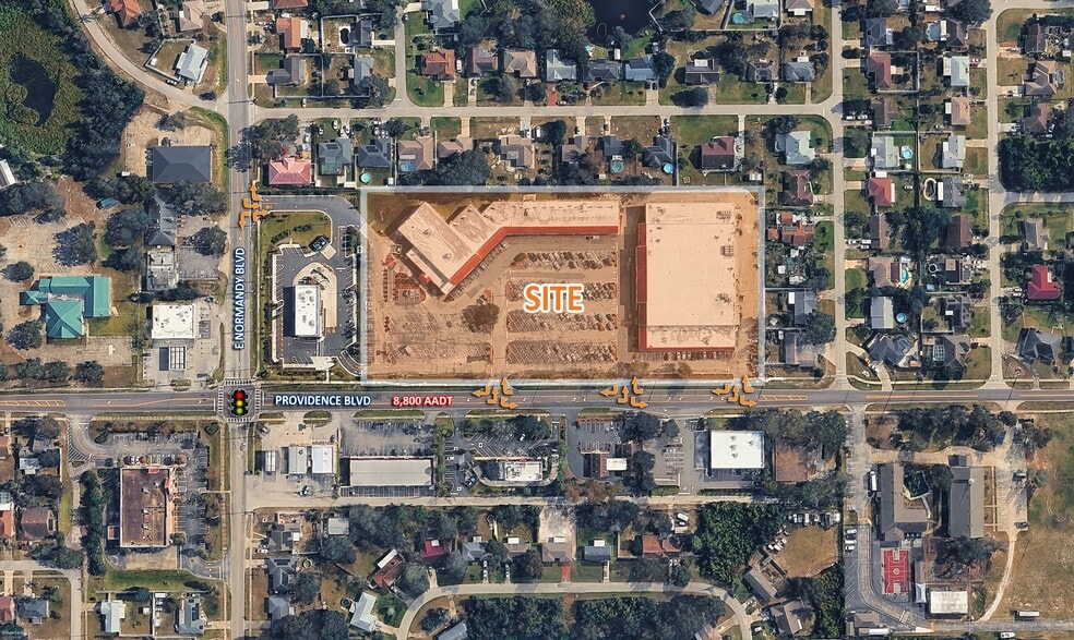 1229-1235 Providence Blvd, Deltona, FL for lease - Aerial - Image 3 of 3
