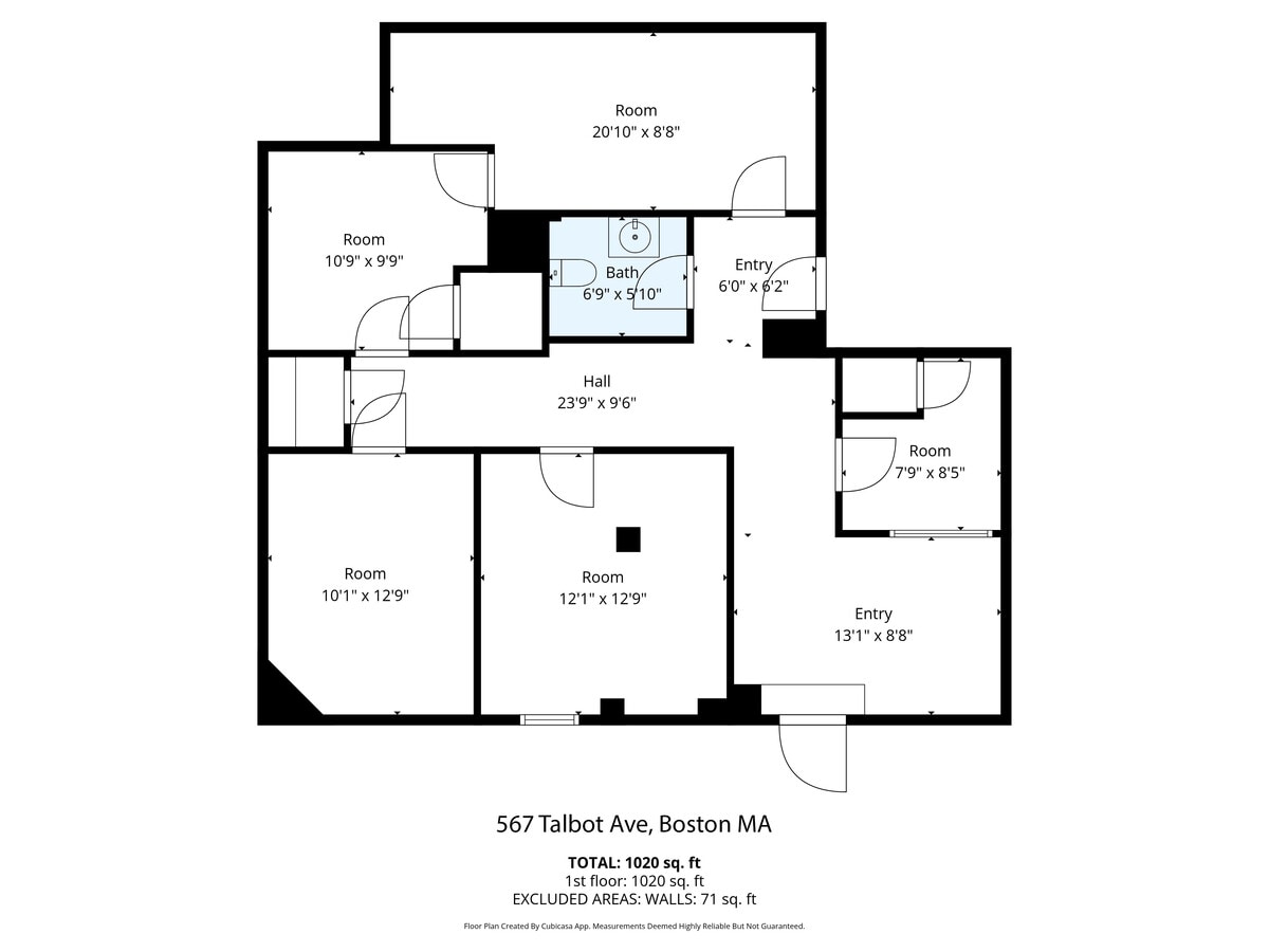 567-573 Talbot Ave, Boston, MA 02124 - Unité 567 - - Plan d’étage - Image 1 of 1