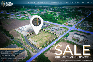 Plus de détails pour 8107 Highway 49, Brookland, AR - Terrain à vendre