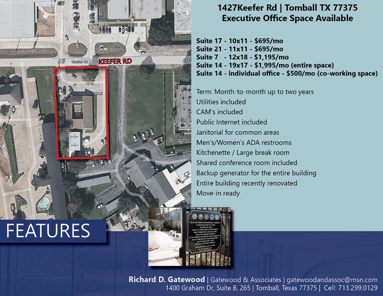 1427 Keefer Rd, Tomball, TX à louer - Photo du bâtiment - Image 2 de 17