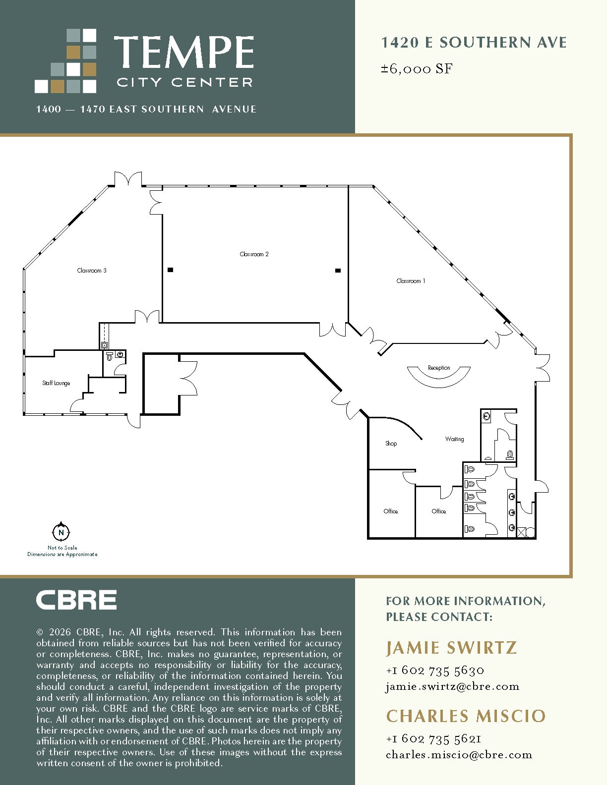1400 E Southern Ave, Tempe, AZ for lease Floor Plan- Image 1 of 1