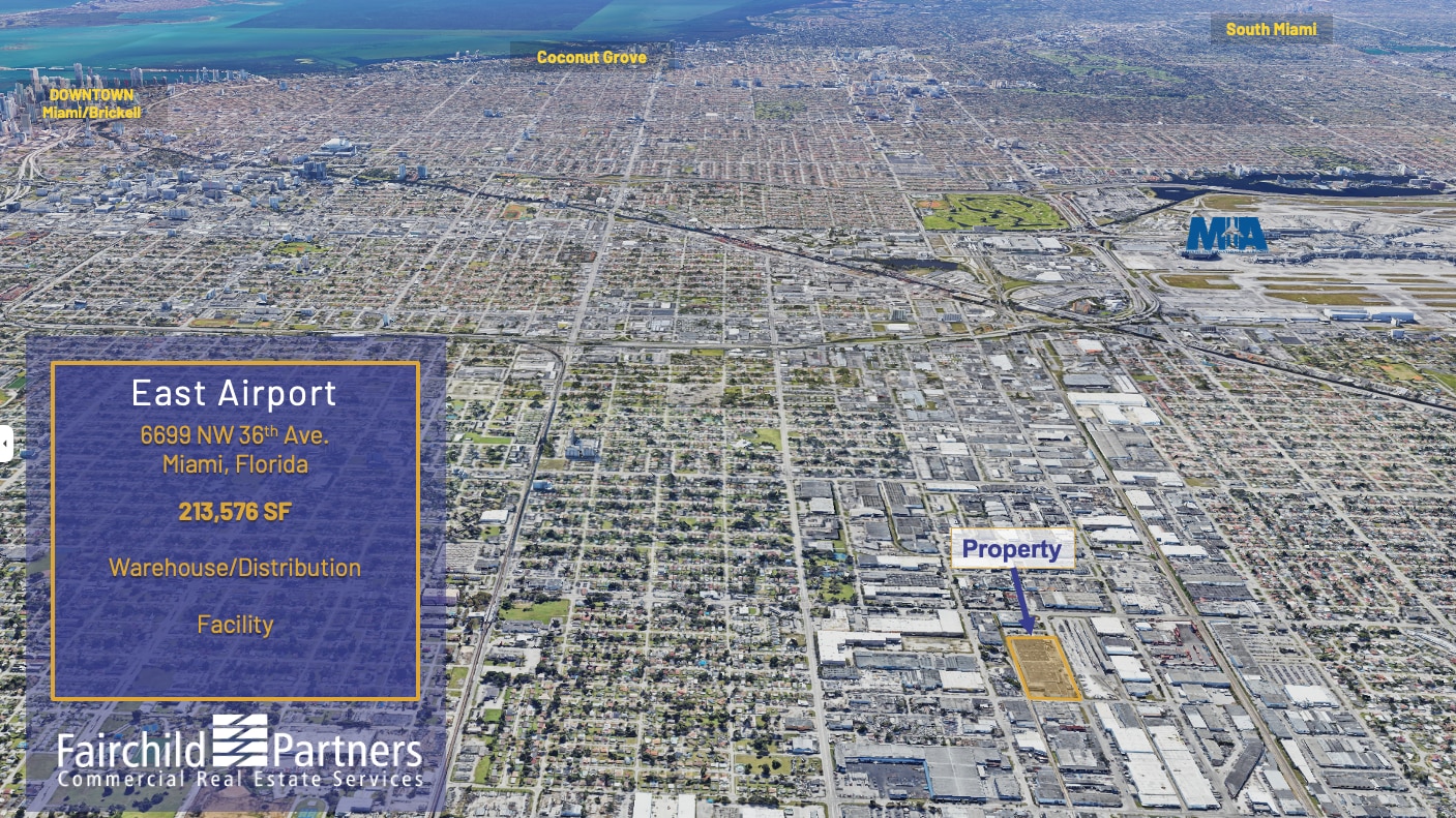 6695-6699 NW 36th Ave, Miami, FL for lease Aerial- Image 1 of 1