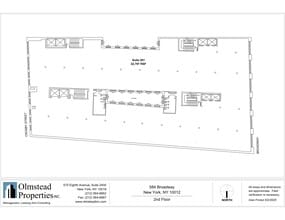 584-590 Broadway, New York, NY à louer Plan de site- Image 1 de 2