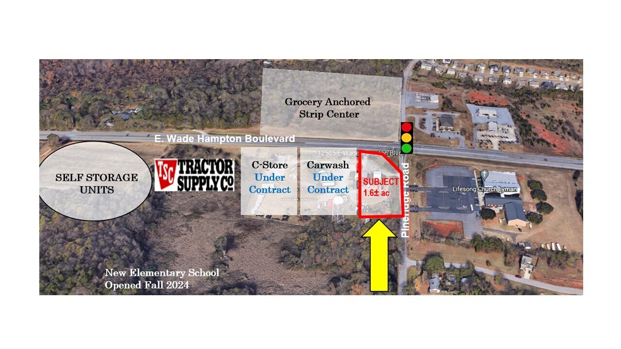 12505 Wade Hampton Boulevard, Greer, SC à vendre Photo du bâtiment- Image 1 de 2