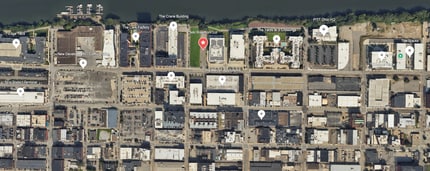 Railroad, Pittsburgh, PA - Aérien  Vue de la carte