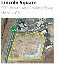 Hwy 65 & Sterling Pky, Lincoln, CA - AERIAL map view