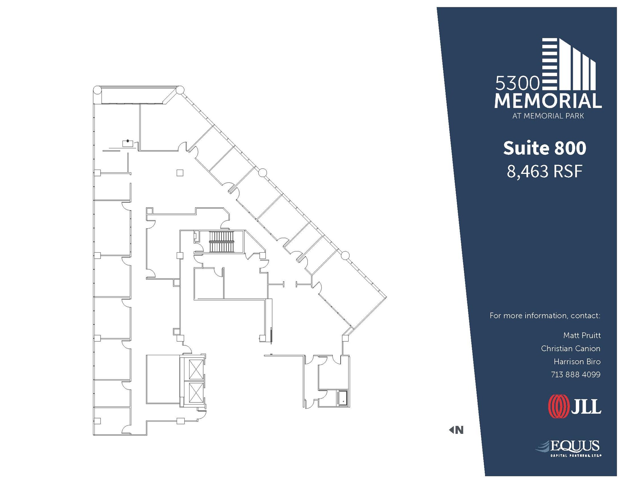 5300 Memorial Dr, Houston, TX à louer Plan d  tage- Image 1 de 1