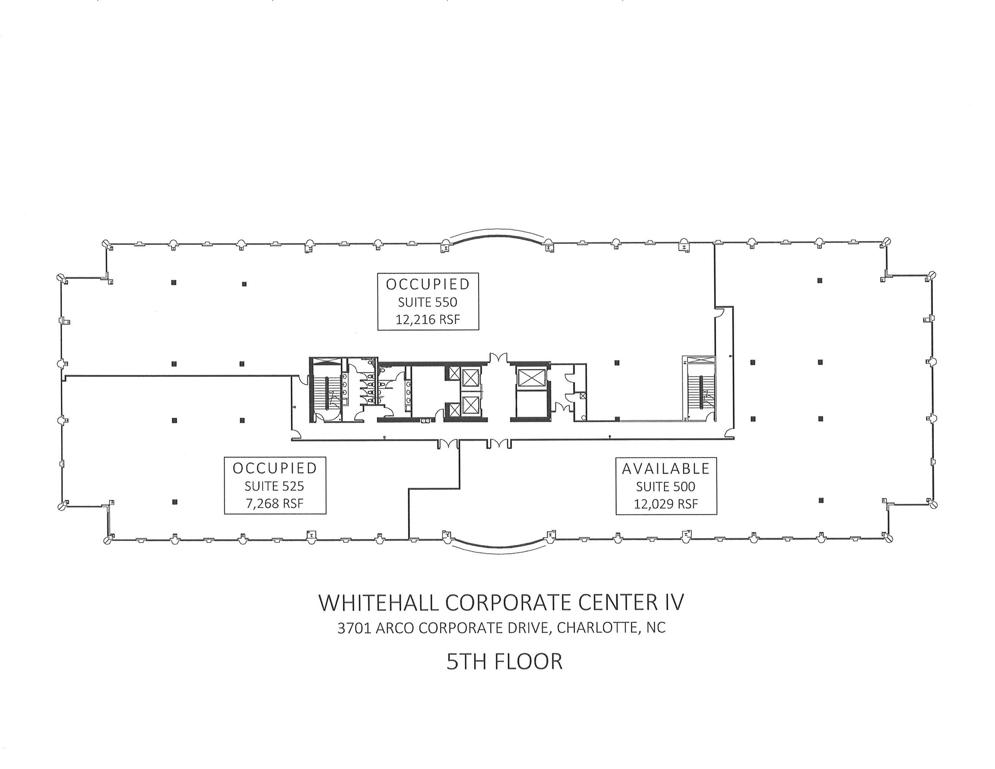 3701 Arco Corporate Dr, Charlotte, NC à louer Plan d  tage- Image 1 de 6