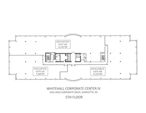 3701 Arco Corporate Dr, Charlotte, NC à louer Plan d  tage- Image 1 de 6