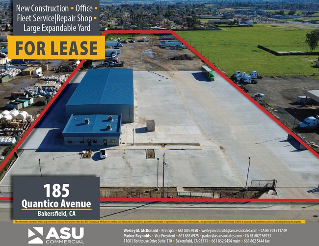 Plus de détails pour 185 Quantico ave, Bakersfield, CA - Industriel à louer