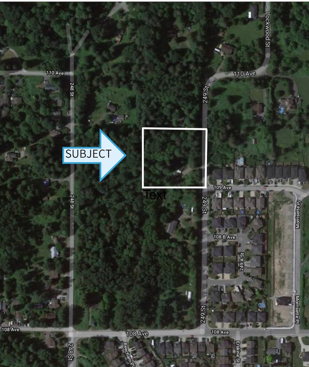 10921 249 St, Maple Ridge, BC for sale Aerial- Image 1 of 1