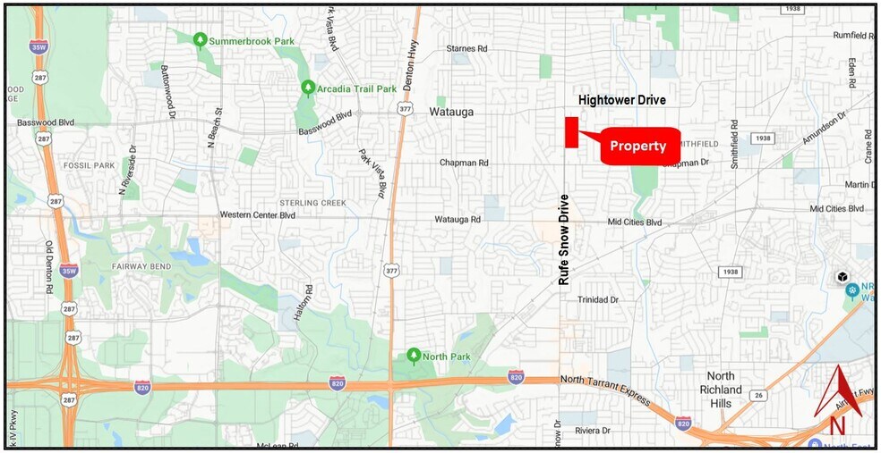 6900 Rufe Snow Dr, North Richland Hills, TX à vendre - Photo du bâtiment - Image 2 de 2