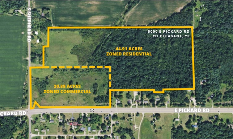 8000 E Pickard Rd, Mount Pleasant, MI for sale Building Photo- Image 1 of 2