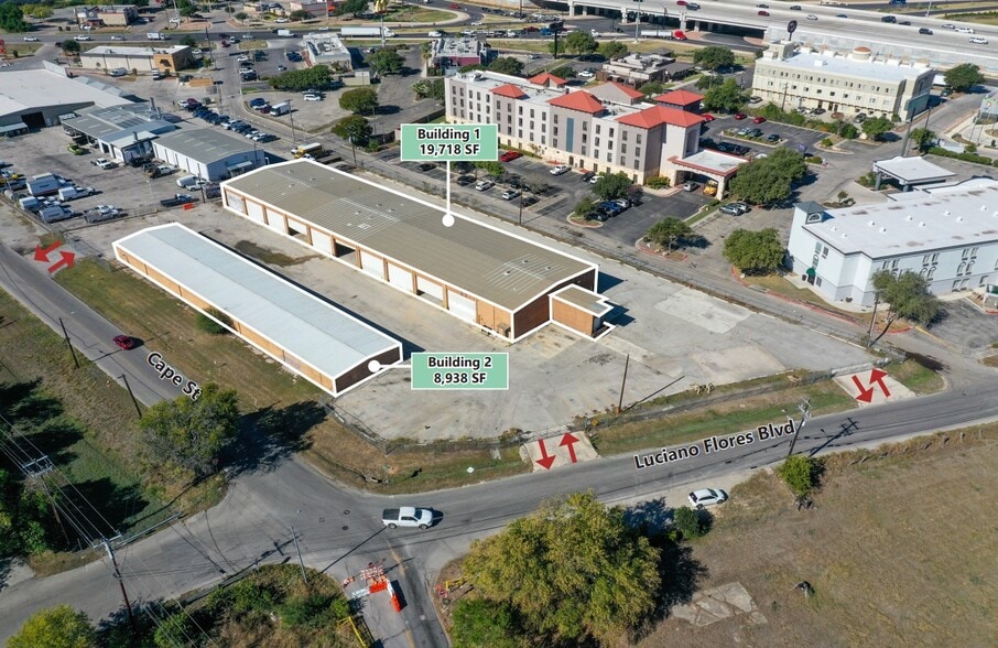 930 Luciano Flores St, San Marcos, TX for lease - Aerial - Image 2 of 3