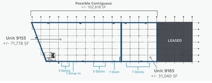 9011-9045 N Deerwood Dr, Brown Deer, WI for lease Floor Plan- Image 1 of 1