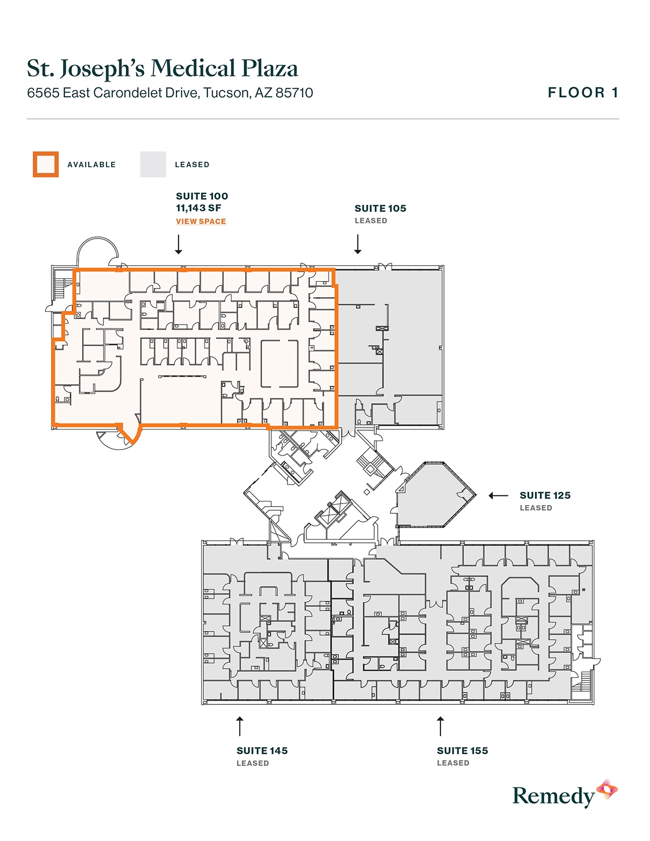 6565 E Carondelet Dr, Tucson, AZ à louer Plan d’étage- Image 1 de 1